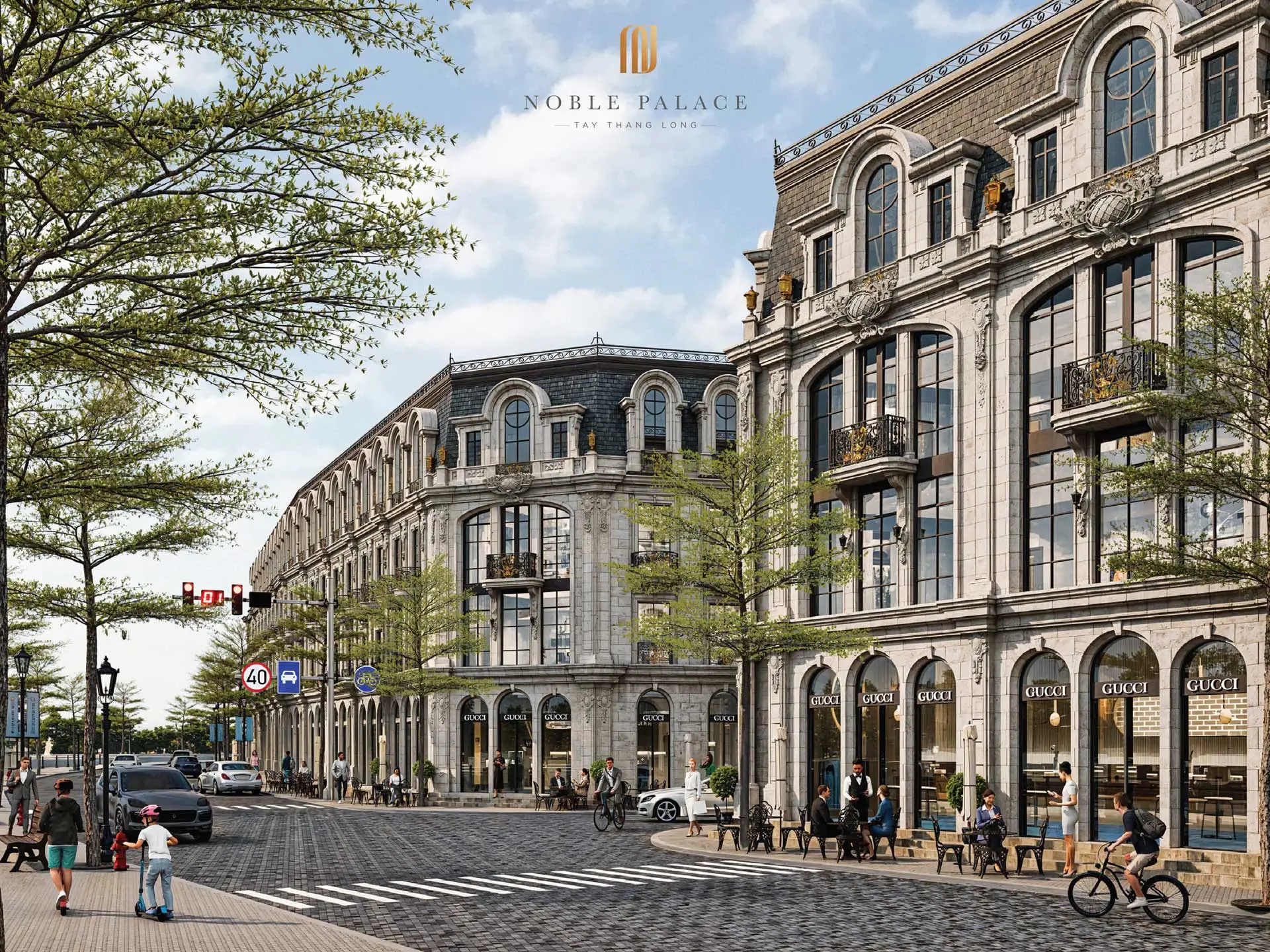 phoi canh elegent shophouse noble palace tay thang long